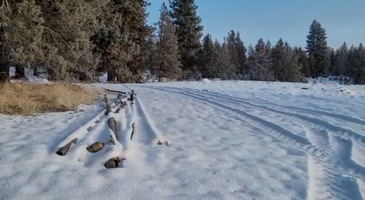 Mucha nieve en la escuela
